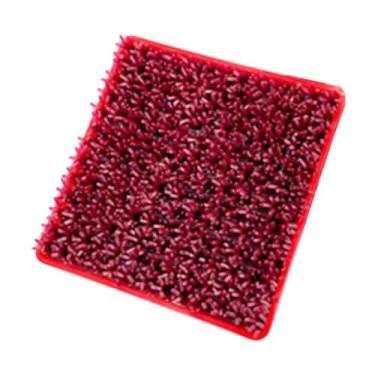 Imagem de Baoblaze Pincel pontilhado para textura de drywall e teto, microcimento, melhoria da casa, reboco, ferramenta de pontilhamento, faça você mesmo, Quadrado Difícil