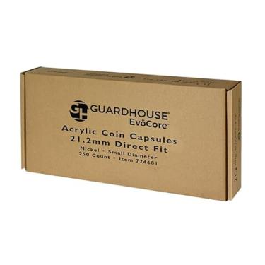 Imagem de Guardhouse 21mm Direct Fit Coin Capsule for US and Canada Modern Nickel and Other Similar Sized Coins Pack of 250