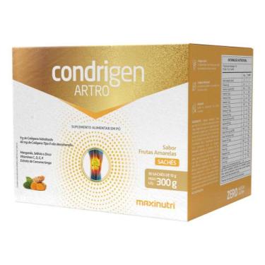 Imagem de Condrigen Artro Colágeno Tipo 1 2 Maxinutri Frutas Amarelas
