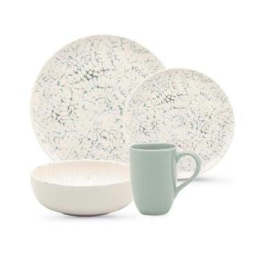 Imagem de Aparelho de Jantar e Lanche 16 Peças Oxford Flat Tie-Dye