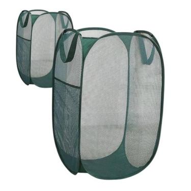 Imagem de Cesto Organizador Roupa Brinquedos Telado Dobravel Coloridos - MT BRIN