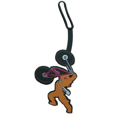 Imagem de Etiquetas divertidas de bagagem Wookie Chewie para malas, etiquetas de identificação de viagem, essenciais de avião, acessórios de voo, silicone flexível, academia, mochila escolar, golfe, bicicleta,
