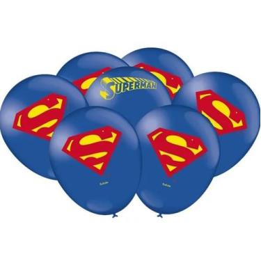 Imagem de Balão Imp. Especial Nº 9 (25 Unidades) - Superman Geek - Festcolor, UN