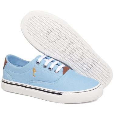 Imagem de Tênis Feminino Casual Sola Baixa Old Street Polo Blu do 33 ao 40, Azul