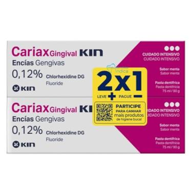 Imagem de Creme Dental Cariax - KIN - PACK Promocional com 2x Bisnagas de 90grs cada