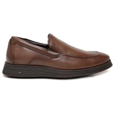 Imagem de Sapato Jota Pe Casual Marrom Em Couro Leeds 85400se-Masculino