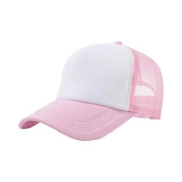 Imagem de Boné Snapback Unissex Preto - Ajustável, de Malha, para Hip Hop, 54-60
