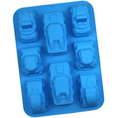 Imagem de Forma Molde Silicone Carros Carrinhos 32.5cm Chocolate Doces - LUYKE