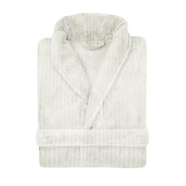 Imagem de Roupão Adulto Microfibra Canelado - Feminino e Masculino - Andreza Enx
