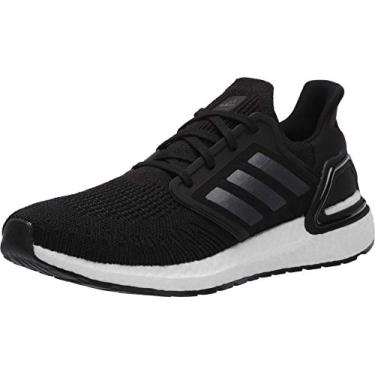 Imagem de adidas Tênis de corrida feminino Ultraboost 20, Preto/Noite Metálico/Branco, 6.5