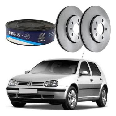 Imagem de Par Disco De Freio Dianteiro Golf 1.6 1999 A 2006 - MDS