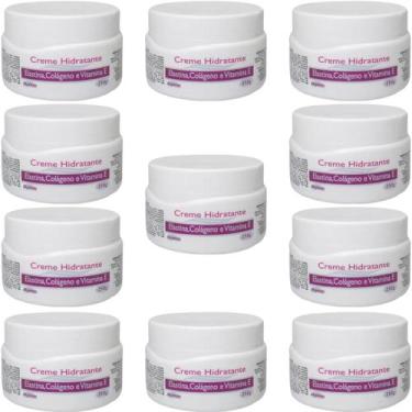 Imagem de 12 Creme Hidratante Alquimia Elastina Colágeno e Vitamina E Pote 250g