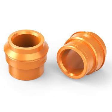 Imagem de NICECNC Kit espaçador de roda dianteira de alumínio compatível com KTM 125 150SX 250-450 SX-F XCF 2016 125-500 XC XCF SX SXF EXC EXCF 2017-23, Compatível com Husqvarna FC 250 350 450 2016, consulte