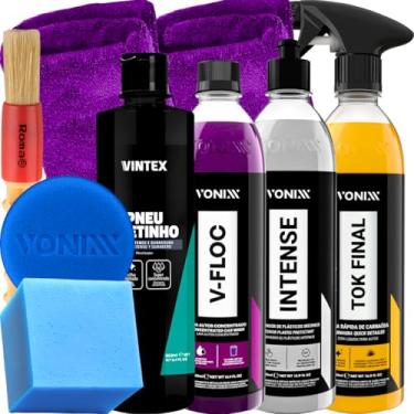 Imagem de KIT SHAMPOO V-FLOC CERA TOK FINAL REVITALIZADOR INTENSE VONIXX PRETINHO VINTEX