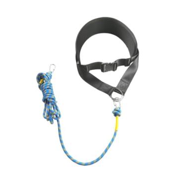 Imagem de oshhni Cinturão para puxar Treinamento de trenó de trenó de cintura Treino multifuncional de trenó puxando correia ajustável para pneus de equipe Fitness