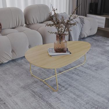 Imagem de Mesa de Centro Trude Organica 35cm X 90cm X 60cm