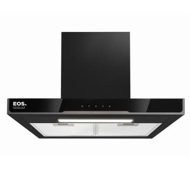 Imagem de Coifa e Depurador de Parede eos 60cm Digital Inox Preta 110V