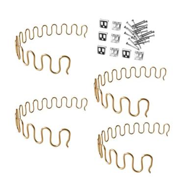 Imagem de Bothyi 4pcs Sofá cadeira de cadeira de estofamento Substituição de mola para reparo de sofá de móveis, com clipes e parafusos, para sofá doméstico em casa, 40cm
