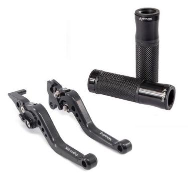 Imagem de Kit Manopla Manete Esportivo Honda Cg 125 Fan Cargo Titan - NoBrand, P