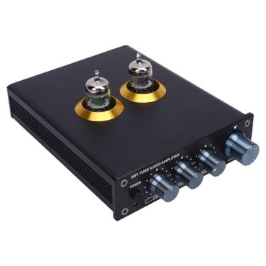 Imagem de Amplificador de Tubo, Amplificador de Cabeça Estéreo HiFi Com Baixo Ruído do Solo, 6x1, E180f, 6ak5 Compatível Com Tubo, Dc ± 15v, para JWYM56543 Tubo de Vácuo de Qualidade (EUA