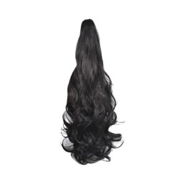 Imagem de Extensões de Cabelo Sintético Ondulado - 24 Polegadas - Multicoloridas