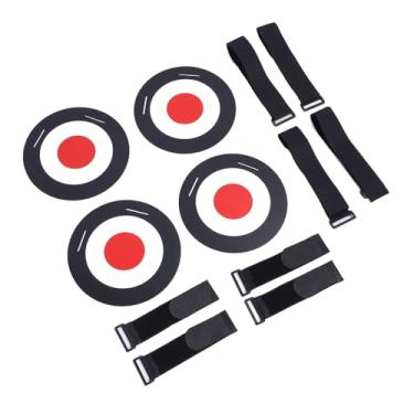 Imagem de Metas de Tiro de Futebol ABS 4PCS para Treinamento Esportivo, Resistente a Impactos Com Correias, ângulos e Alturas Ajustáveis, Adequadas para Campos Escolares e Mais