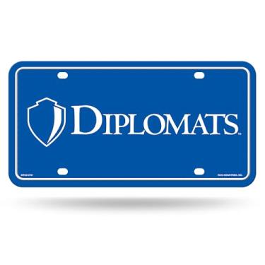 Imagem de Rico Industries NCAA Franklin and Marshall Diplomats Metal Auto Tag 15.2 cm x 30.5 cm - Ótimo para caminhão/carro/SUV