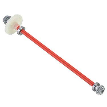 Imagem de REMO P6954 Alta Precisão Durável Eixo Principal Eixo de Transmissão Conjunto de Engrenagens com 3 Rolamentos para REMO 1/16 Truggy RC Carro ABS Material 163mm