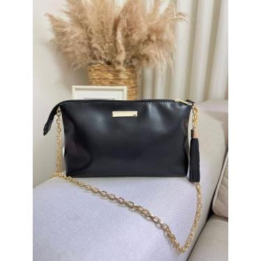 Imagem de Bolsa Feminina Bag Pequena Alça Transversal Com Corrente Bolsas De Lad