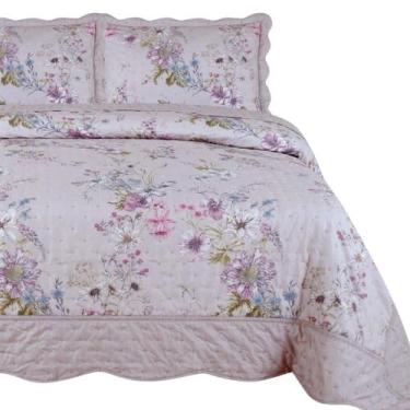 Imagem de Cama Posta King Arielle Colcha Luxo Algodão 300 FIOS Bordado - De Luca