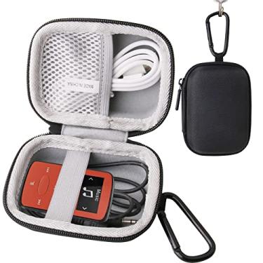 Imagem de waiyu Capa rígida de EVA para SanDisk 8GB/16GB/32GB Clip Jam MP3 Player (preta)