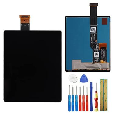 Imagem de E-yiiviil Tela LCD compatível com LG Wing 5G F100N F100VM Tela LCD de 3,9 polegadas Montagem de tela sensível ao toque com ferramentas