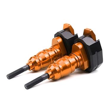 Imagem de Acc-Creativity Motocicleta CNC Alumínio Motor Crash Guard Case Frame Sliders Protector Proteção contra quedas Compatível com KAWASAKI Z900 Z900RS Z1000 ZX10R ZX6R NINJA650 (Laranja)