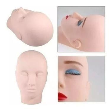 Imagem de Rosto Para Treino De Maquiagem Olhos Facial Humano Manicure
