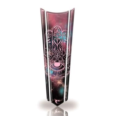 Imagem de Adesivo Faixa Gravata Tanque Moto Resinado Cacto Rosa