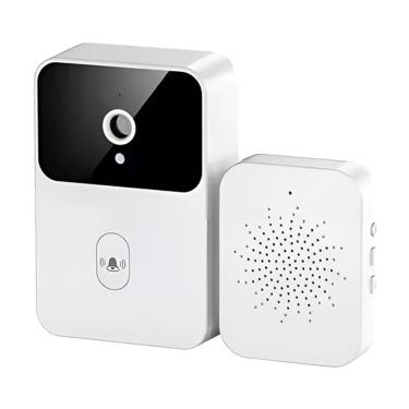 Imagem de Campainha Inteligente Sem Fio Com Câmera De Vídeo Visão Noturna E Interfone Wi-fi