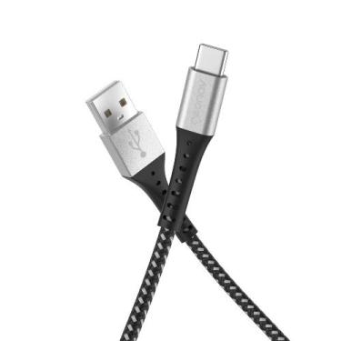 Imagem de Cabo Usb-c para Usb-c Geonav Esc05bk 38W 1,5 metros preto, UNICA