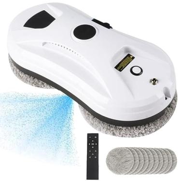 Imagem de KEFIDEK Robô Limpador De Janelas Com Ultrassom 5600Pa, Limpeza Automática Vidros Água, Inteligente Automático, Controle Vácuo Para Janelas, Azulejos, Portas Classe Interna E Externa