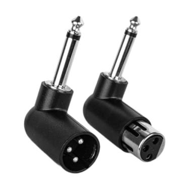 Imagem de Amagogo XLR 3 pinos fêmeas macho a 1/4 "de 6,35 mm de plugue e reproduzir conector XLR para misturadores