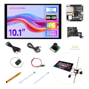 Imagem de waveshare Placa De Desenvolvimento Alto Desempenho Esp32-P4-Nano, Baseada No Chip Esp32-P4 Com Processadores Risc-V Dual-Core E Single-Core, Pacote Lcd Dsi 10,1 Polegadas (12 Itens)