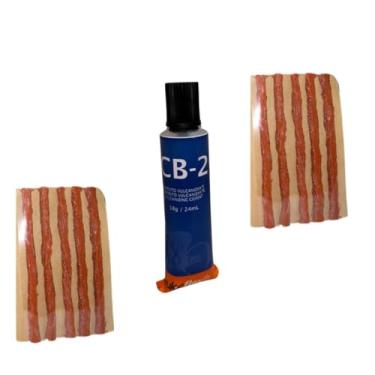 Imagem de Kit Reparo P/Pneus Sem Câmara Linha Prof.- 10 Refil + Cola