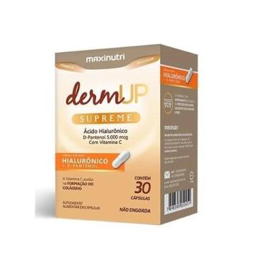 Imagem de DermUP Supreme - Ácido Hialurônico / D-Pantenol / Vitamina C (30 caps)