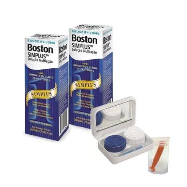 Imagem de Boston Simplus Solução Multiação 120 Ml - 2 Caixas + 1 Estojo Com Vent