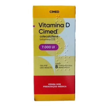 Imagem de Vitamina D 7.000 UI Revestido 8 cpr - NAO INFORMADO