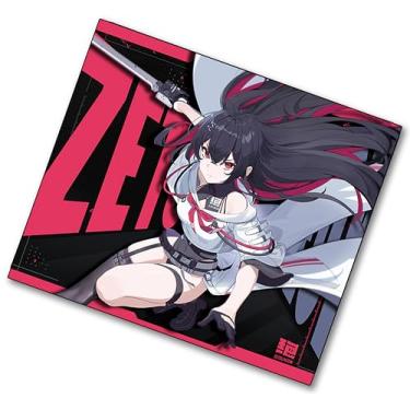 Imagem de ZETSUMEOW REN Yaiba XL Anime Gaming Mouse Pad, base antiderrapante SlimFlex XSOFT feita no Japão, superfície de controle, 490 × 420 × 4 mm, bordas costuradas (preto)