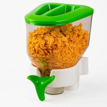 Imagem de Dispenser de Parede para Cereais Grãos e Ração com Dosador e Tampa 1,4