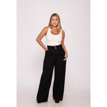 Imagem de Calça Social Feminina 7940 Preto F075 - macaw, Preto, M