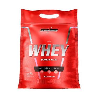 Imagem de 1 Whey Protein 907g - Sabor Morango - 900g - Integramedica