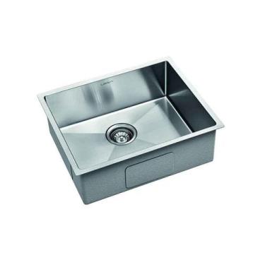 Imagem de Cuba para Cozinha 50x40x19cm Sobrepor ou Embuir Linha Cubo Lexxa - Lex