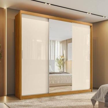 Imagem de Guarda-roupa Casal 3 Portas London Yescasa